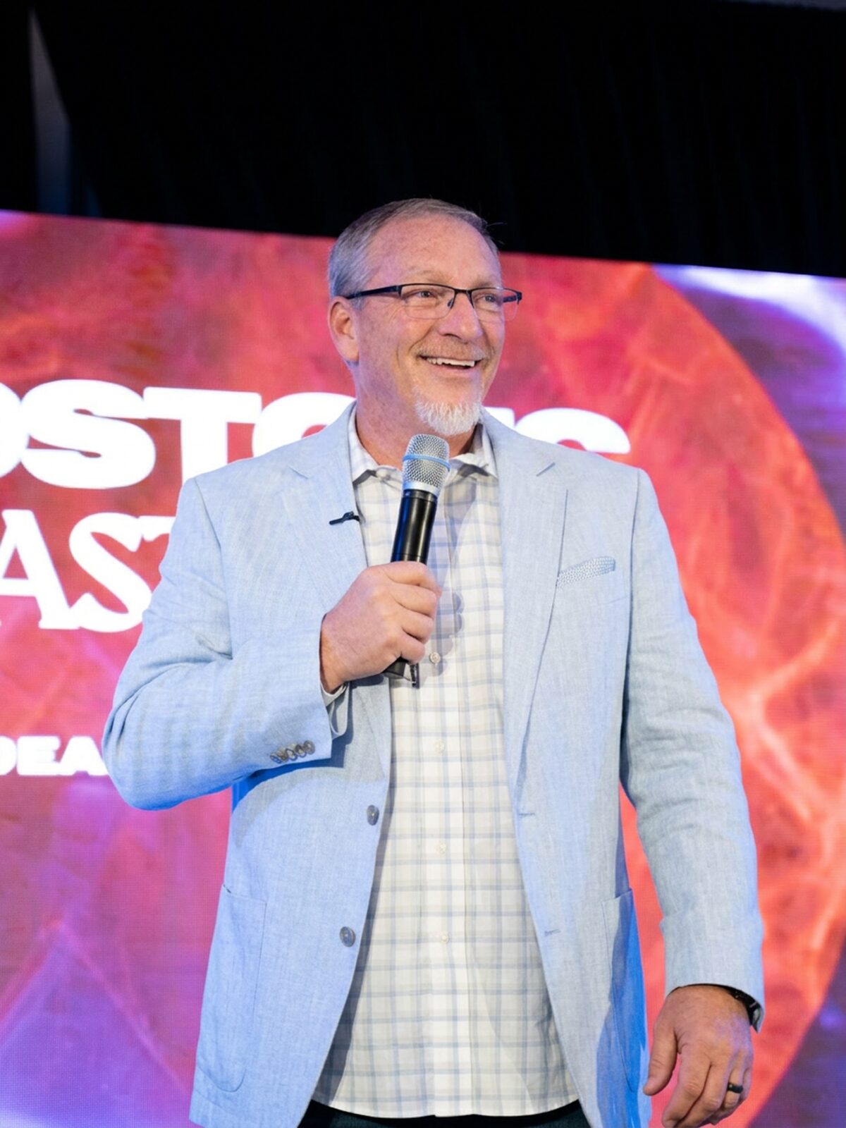 Dr. Micheal Spencer on stage